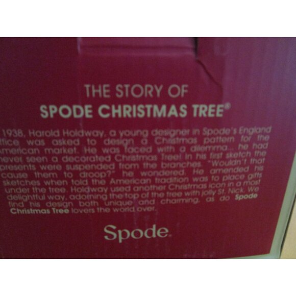 Spode Christmas Tree Demitasse Espresso Cups & Saucers Set Of 4 New In Box - Picture 11 of 16